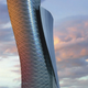 Illustration for article titled Capital Gate Tower is Four Times as Crooked as the Leaning Tower of Pisa